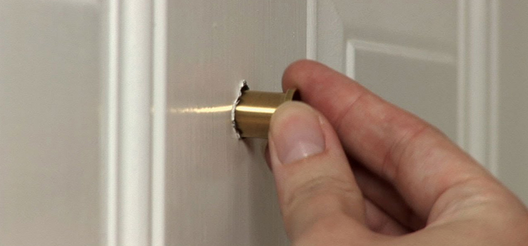 peephole door repair in West Puente Valley
