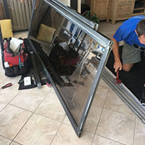 sliding glass door frame repair West Puente Valley